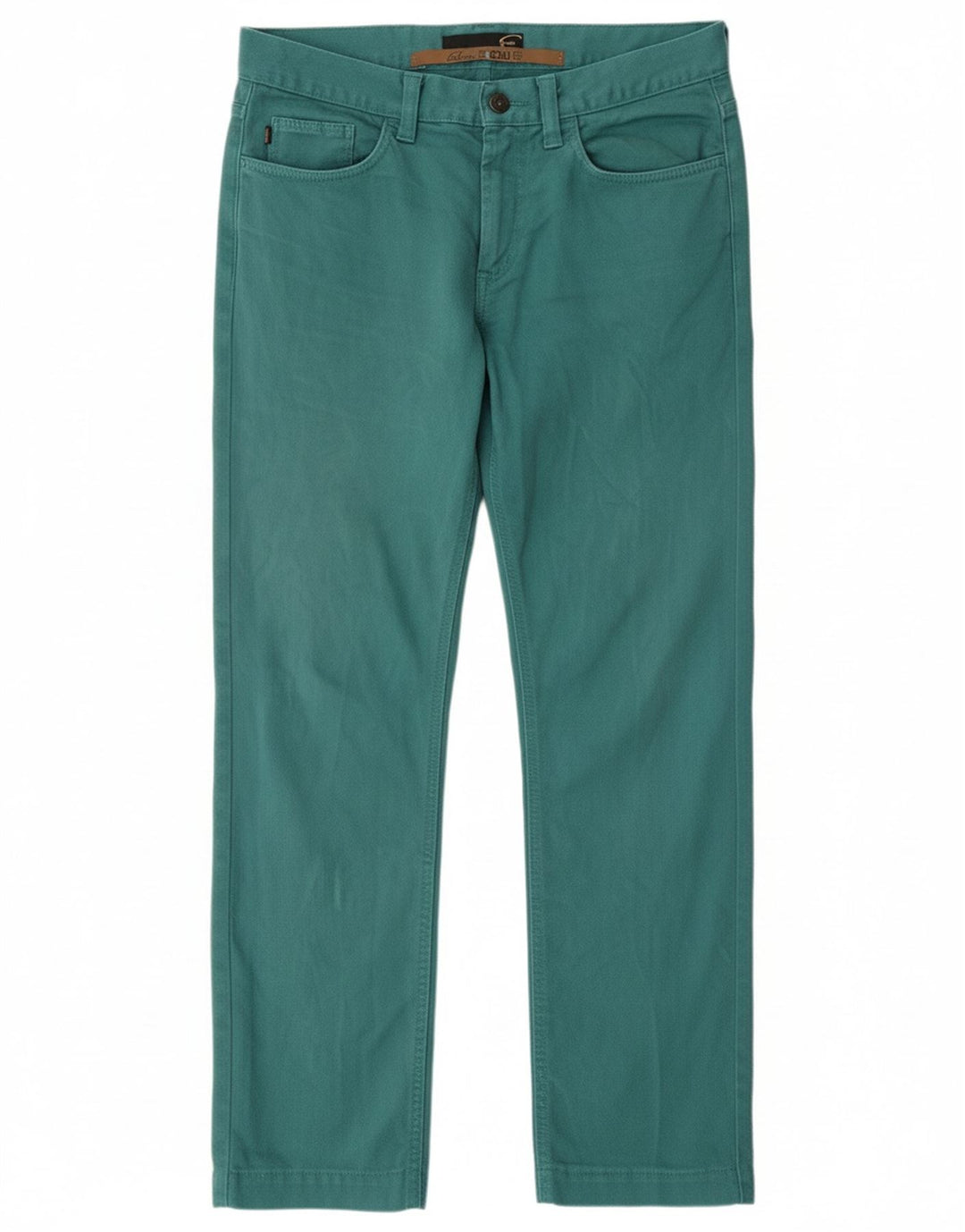 CAVALLI Womens Straight Jeans W34 L32 Green