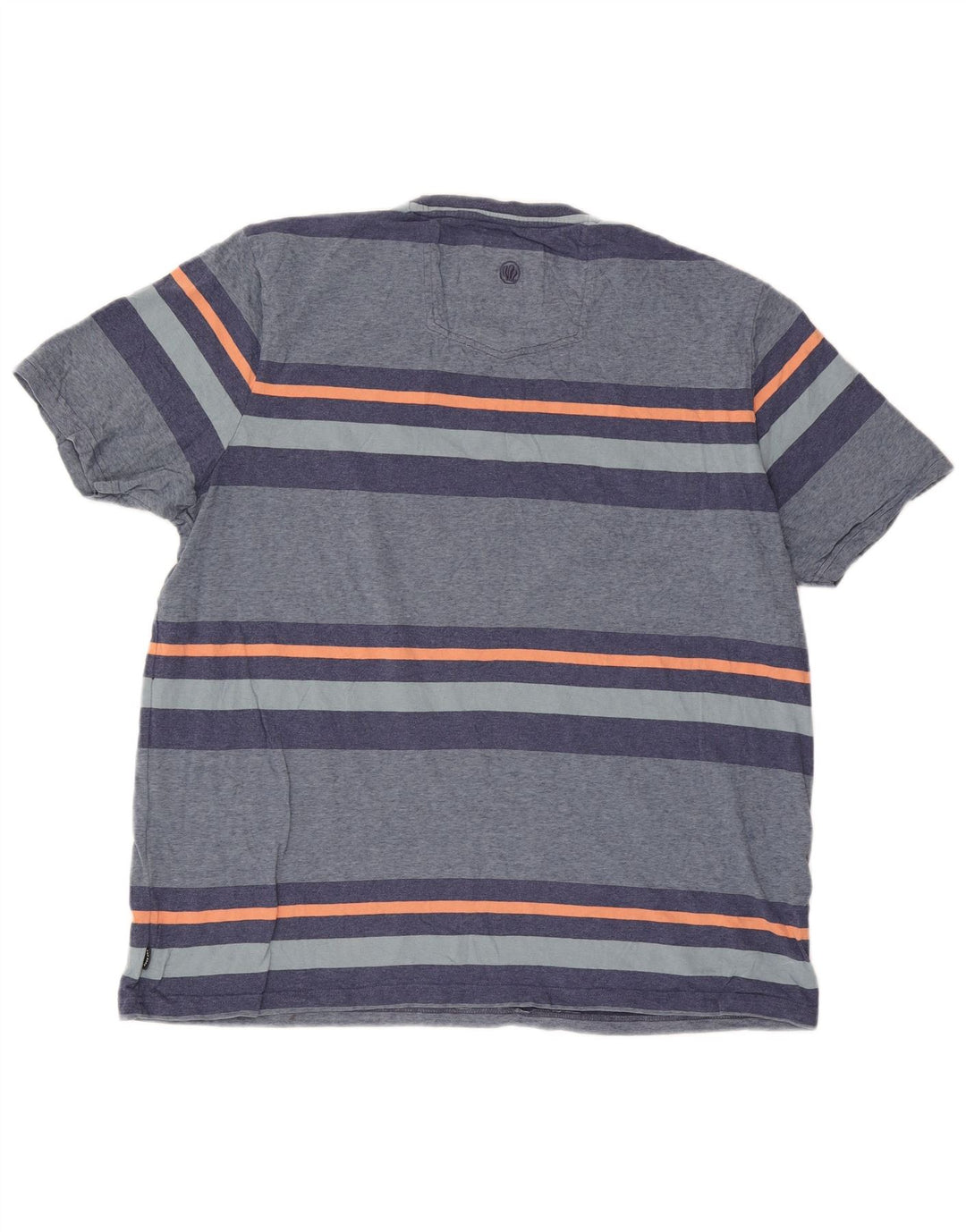Fat Face Herre T-Shirt Top 2XL Blå Stribet