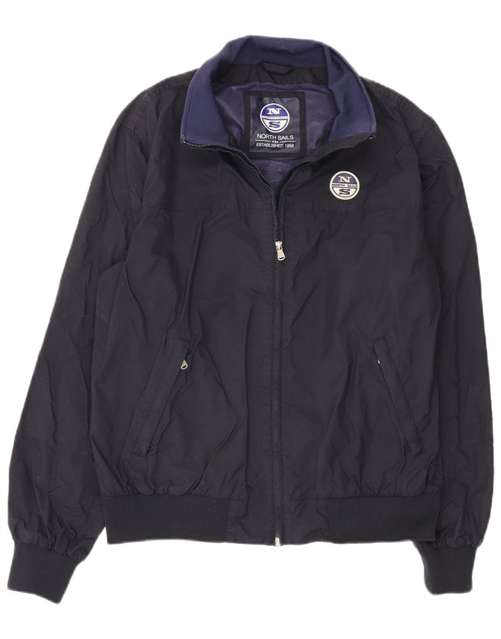 North Sails Herre Bomber Jacket UK 44 2XL Navy Blue Polyamide