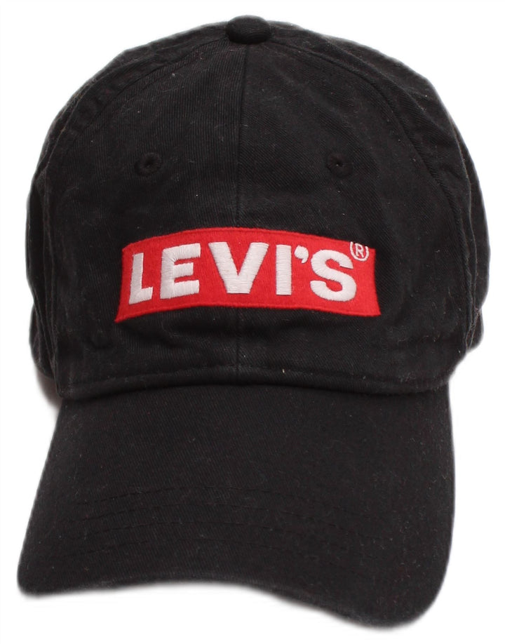 LEVI'S Mens Graphic Baseball Cap One Size Black Cotton Classic