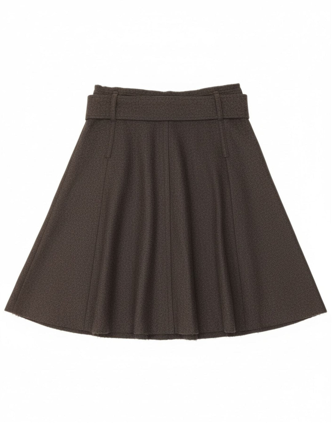 Henry Cottons Dame A-Line nederdel IT 42 Medium W28 Grå Uld