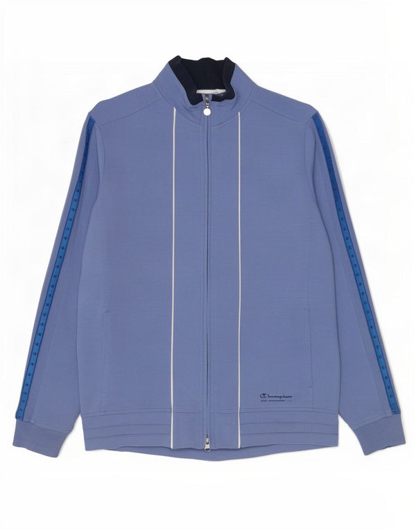 Champion Herre grafisk træningsdragt Topjakke Medium Blue Bomuld