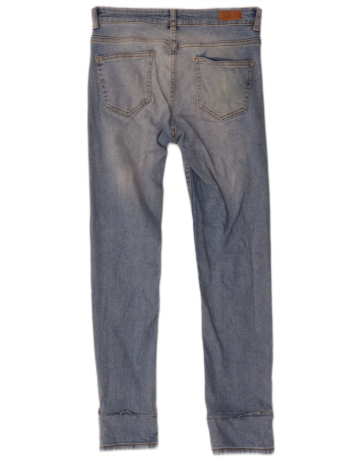 Zara Dame Slim Jeans EU 34 2XS W24 L26 Blå