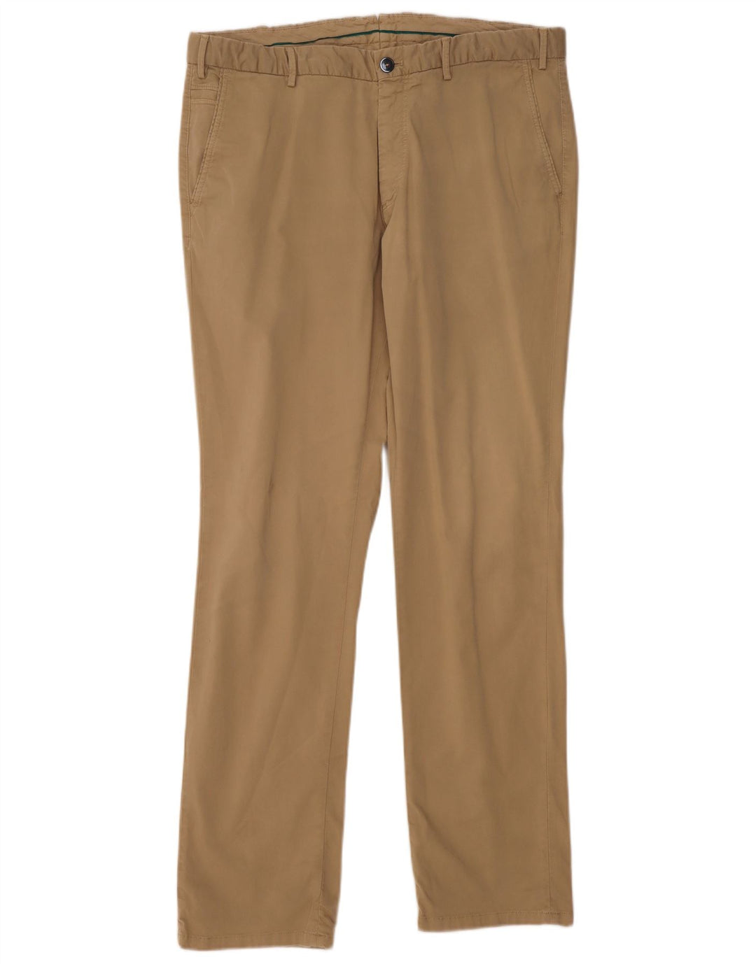 MASSIMO DUTTI Herre Slim Chino Bukser EU 48 XL W38 L34 Beige