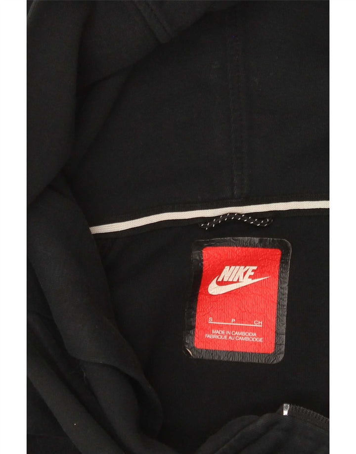 Nike Dame Oversized Hættetrøje Sweater UK 10 Lille Sort