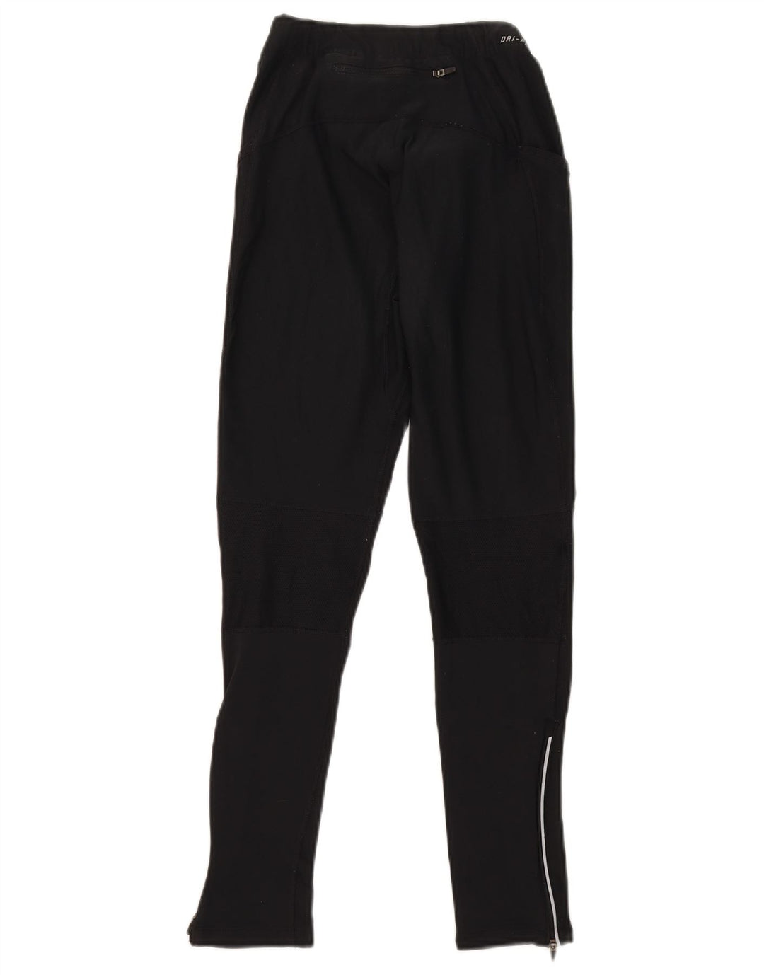 NIKE Womens Dri Fit Leggings UK 8 Small Black Polyester