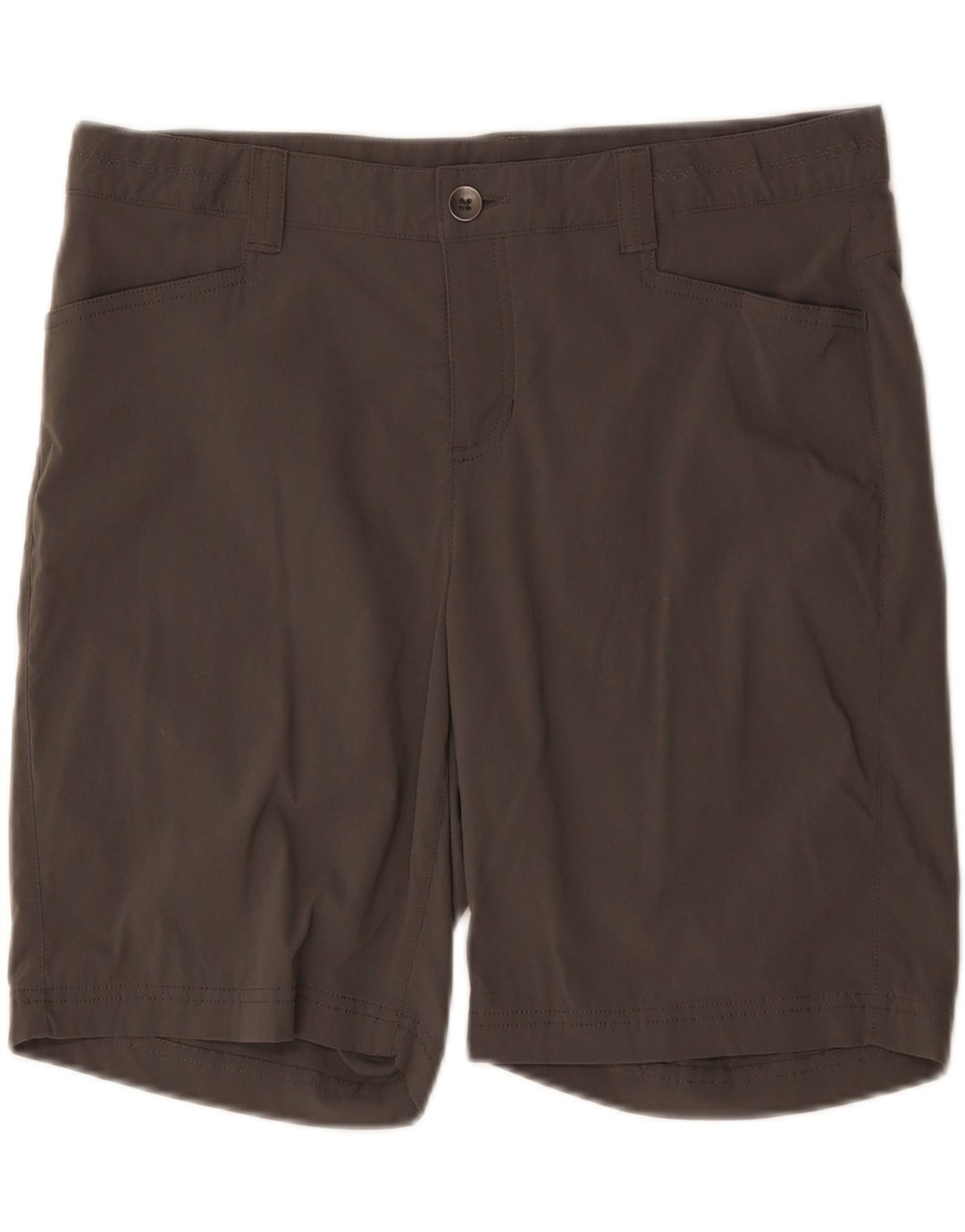 Eddie Bauer Kvinder Casual Shorts US 10 Large W34 Grå Polyamid