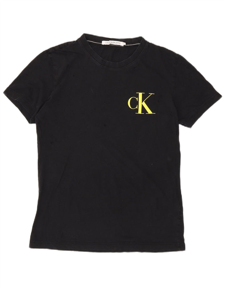 CALVIN KLEIN JEANS Grafisk T-shirt Herre Top Stor Sort