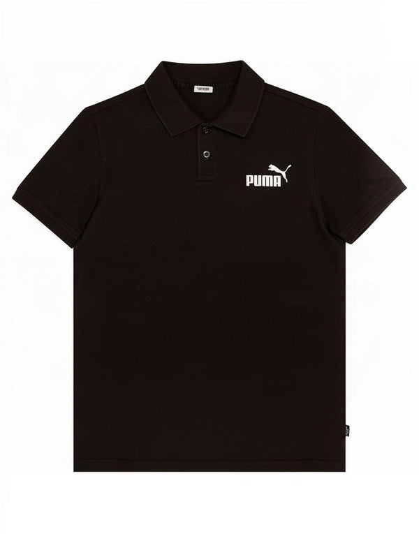 Puma Boys Polo Shirt 11-12 År Sort Bomuld