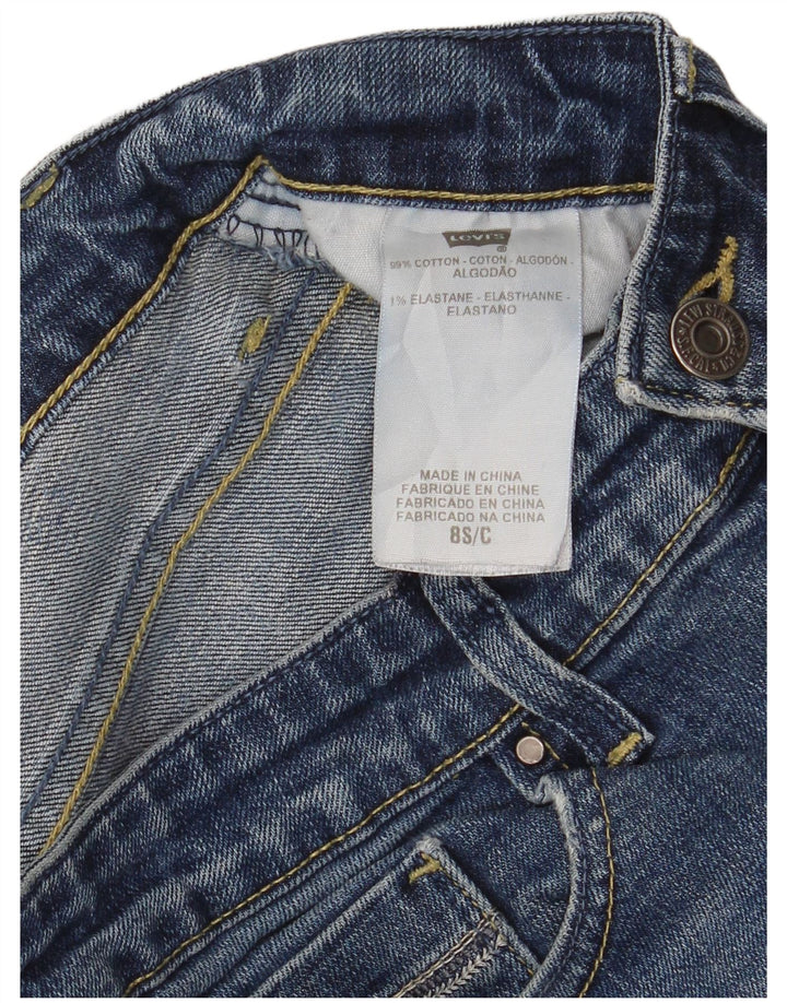 Levi's Dame Mid Rise Slim Jeans US 8 Medium W28 L28 Blå Bomuld