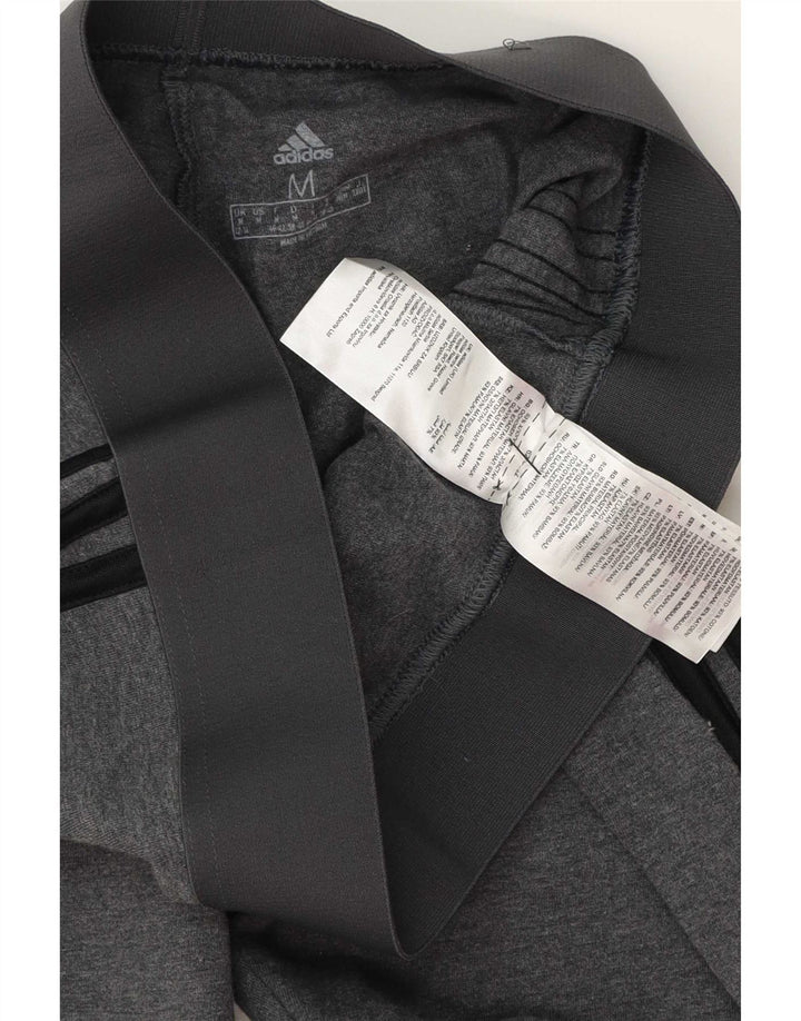 Adidas Dame Leggings UK 12/14 Medium Grey Bomuld