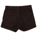 Lee Dame højtaljede denimshorts US 10 Medium W28 Sort bomuld