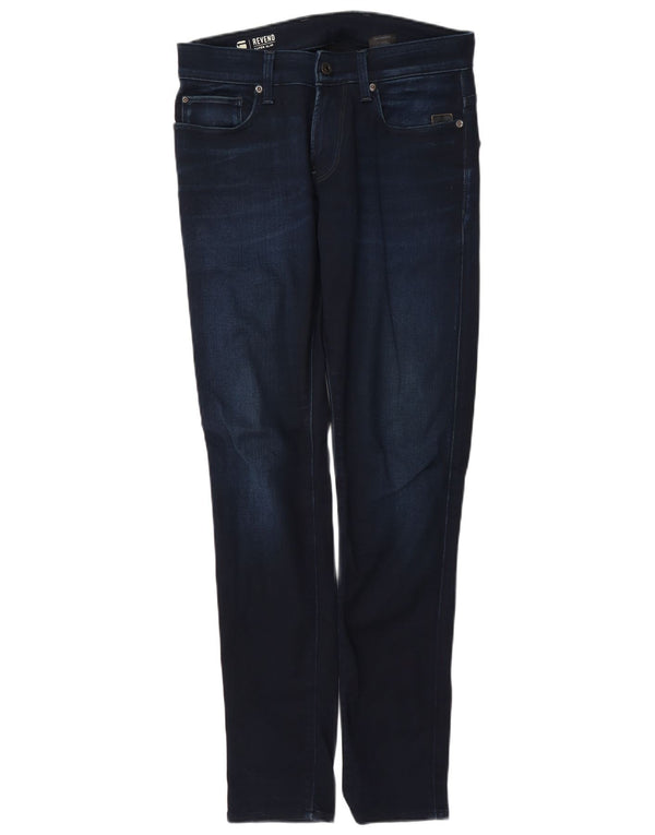 G-Star Dame Revend Super Slim Jeans W29 L32 Marineblå Bomuld