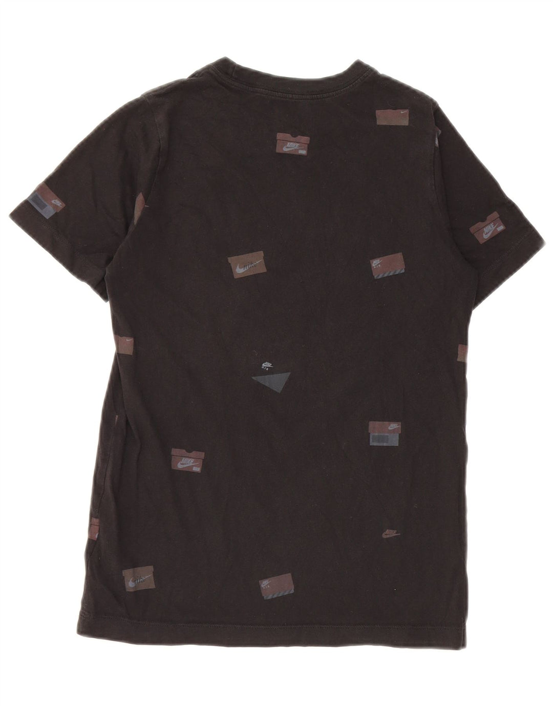 NIKE drenge grafisk t-shirt top 10-11 år medium sort bomuld