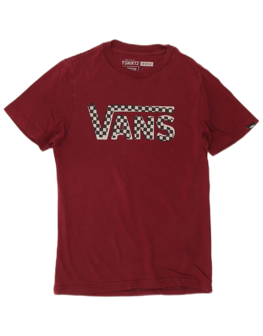 Vans Drenge Grafisk T-Shirt Top 8-9 år Lille Bourgogne