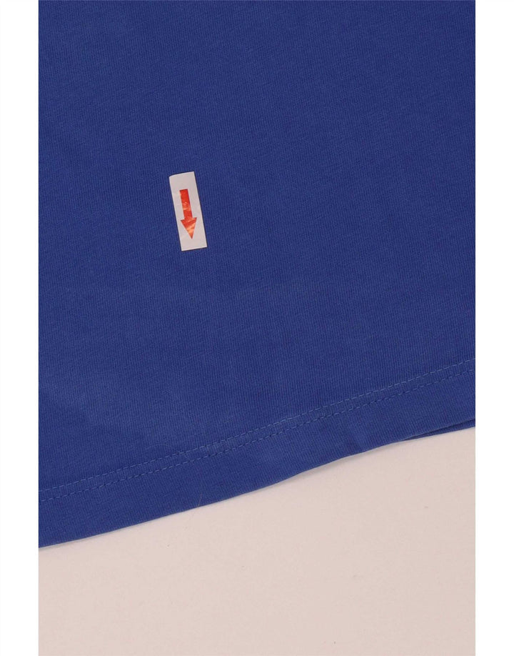 Nike Herre Regular Fit Grafisk T-shirt Top Stor Blå