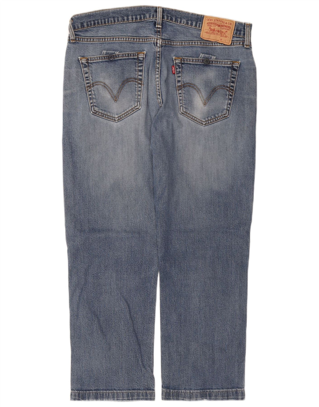 LEVI'S Straight jeans til mænd W38 L27 blå bomuld