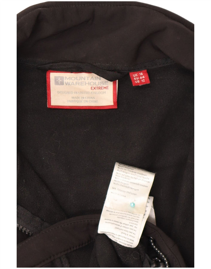 Mountain Warehouse Dame Liner Træningsdragt Top Jacket UK 16 Large Black