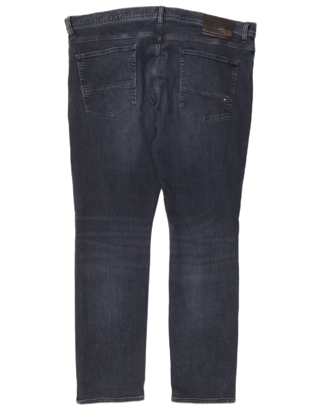 Tommy Hilfiger Herre Slim Jeans W38 L30 Marineblå Bomuld