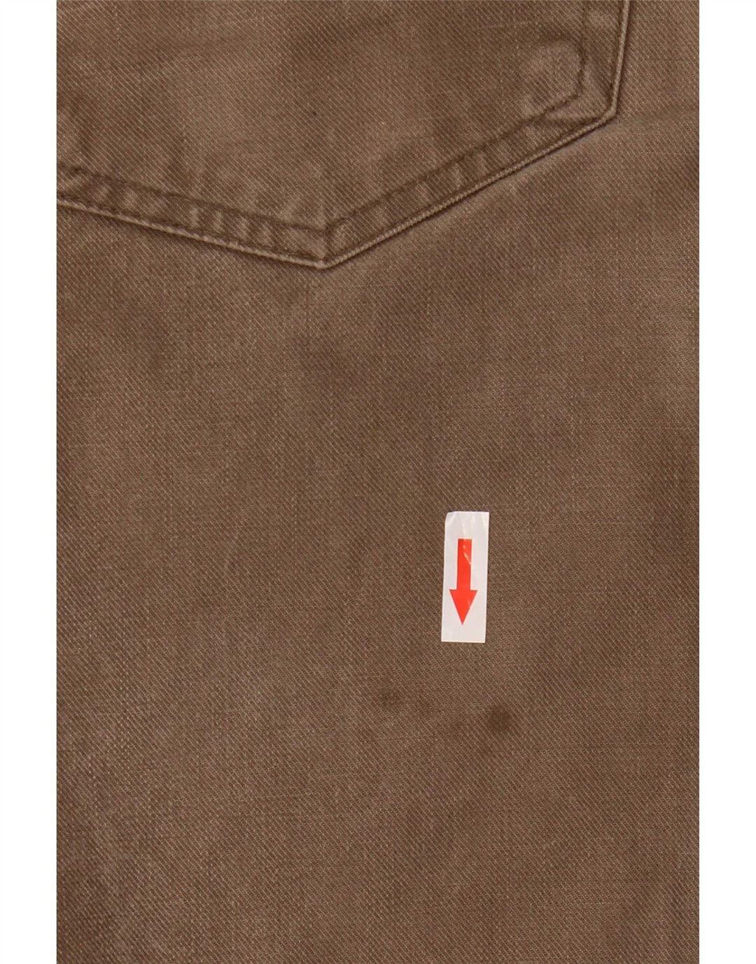 Trussardi Straight Jeans til mænd W33 L27 Beige Bomuld