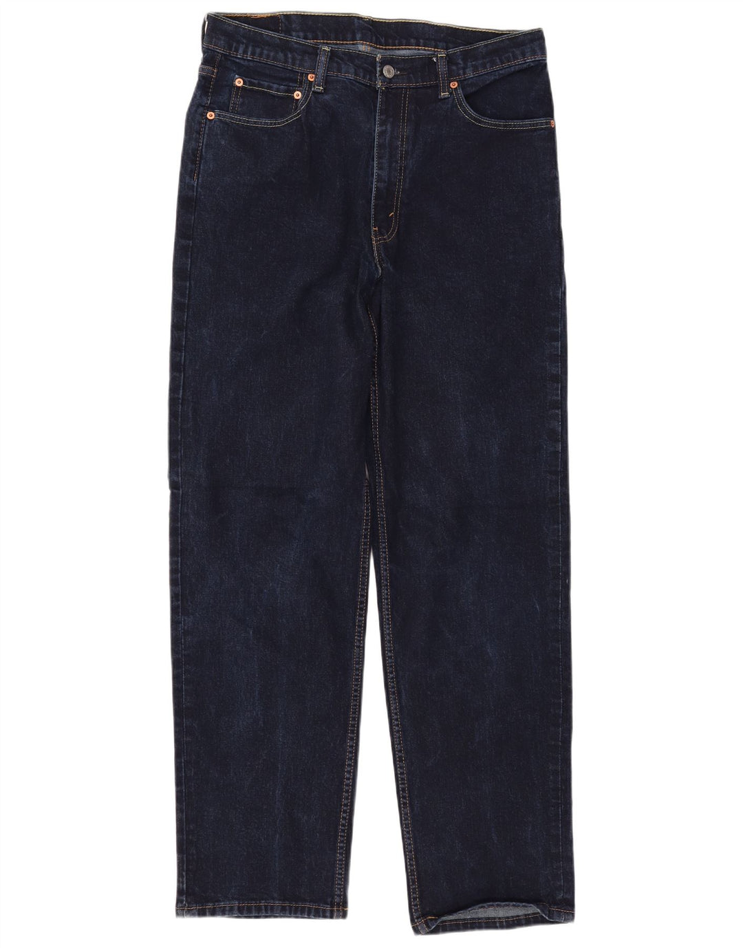 Levi's Herre 550 afslappet pasform lige jeans W36 L34 marineblå bomuld