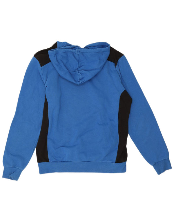 Puma Herre grafisk hættetrøje Jumper Large Blue Colourblock Bomuld