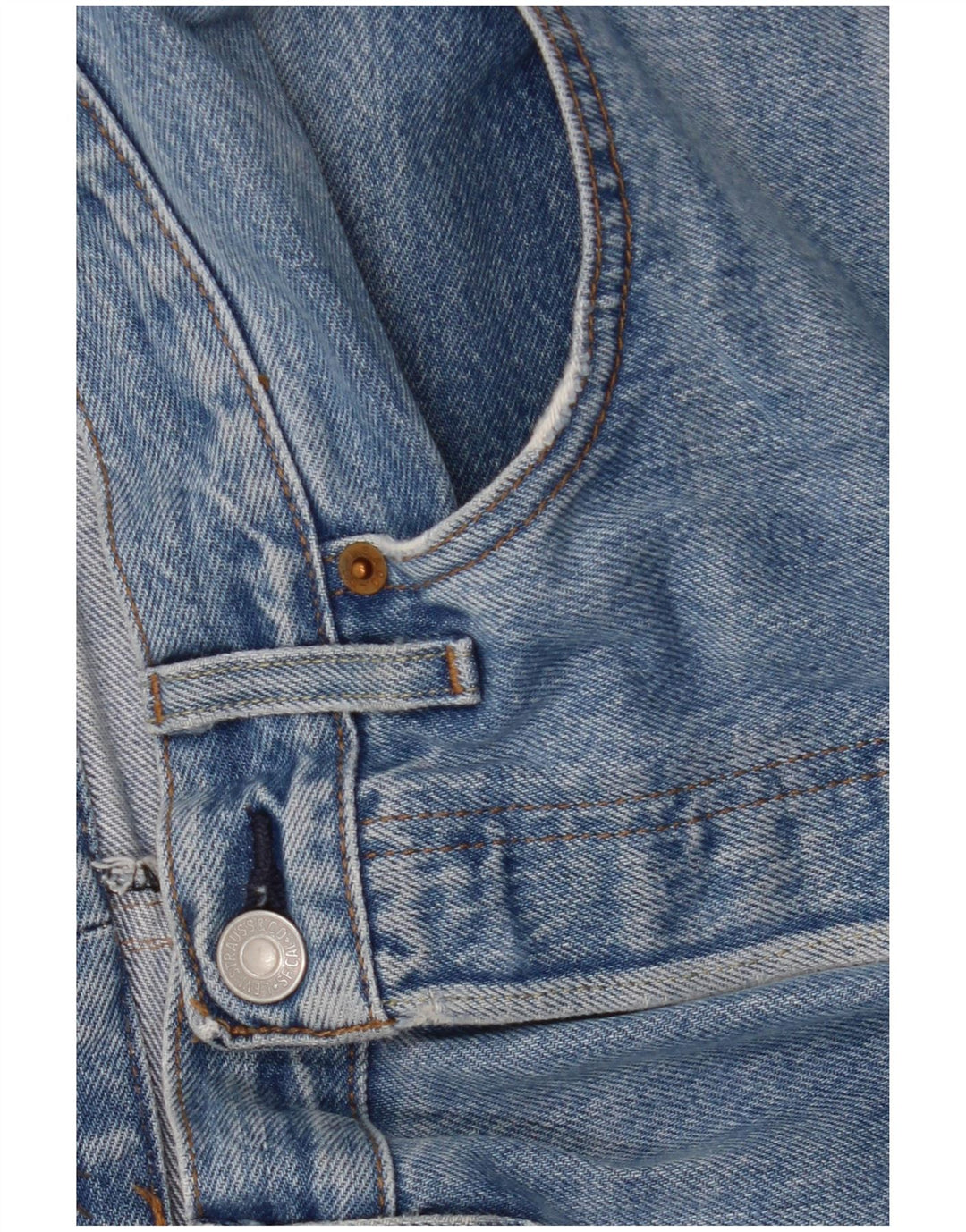 Levi's Herre 501 Straight Jeans W30 L28 Blå Bomuld