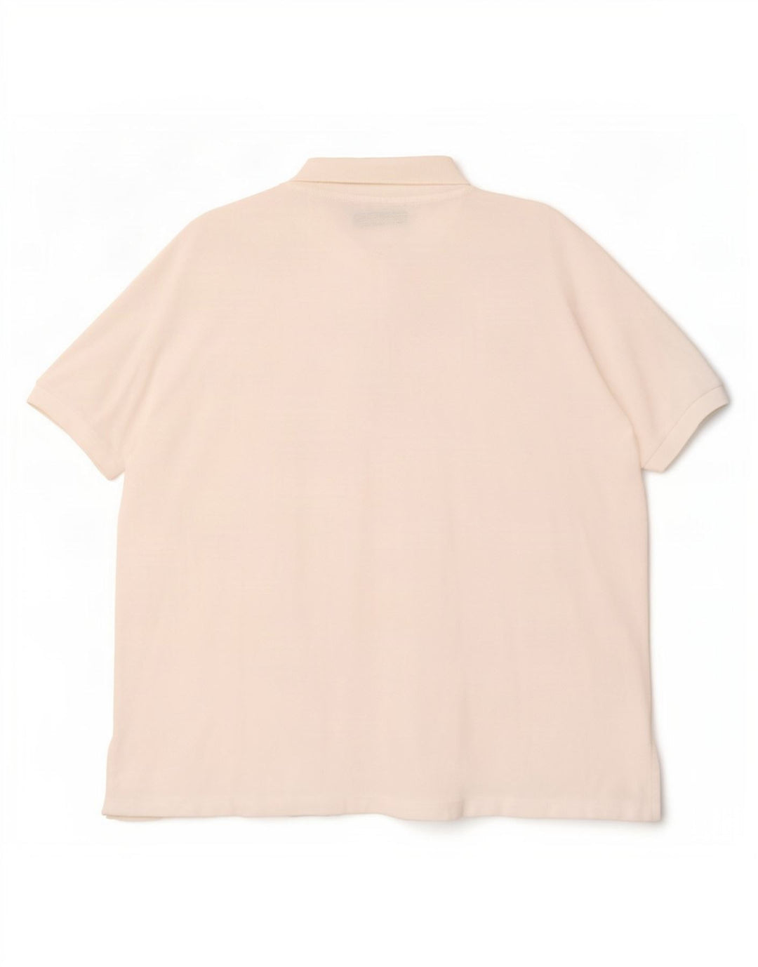 Lacoste Dame afslappet pasform poloskjorte UK 14 Medium hvid bomuld
