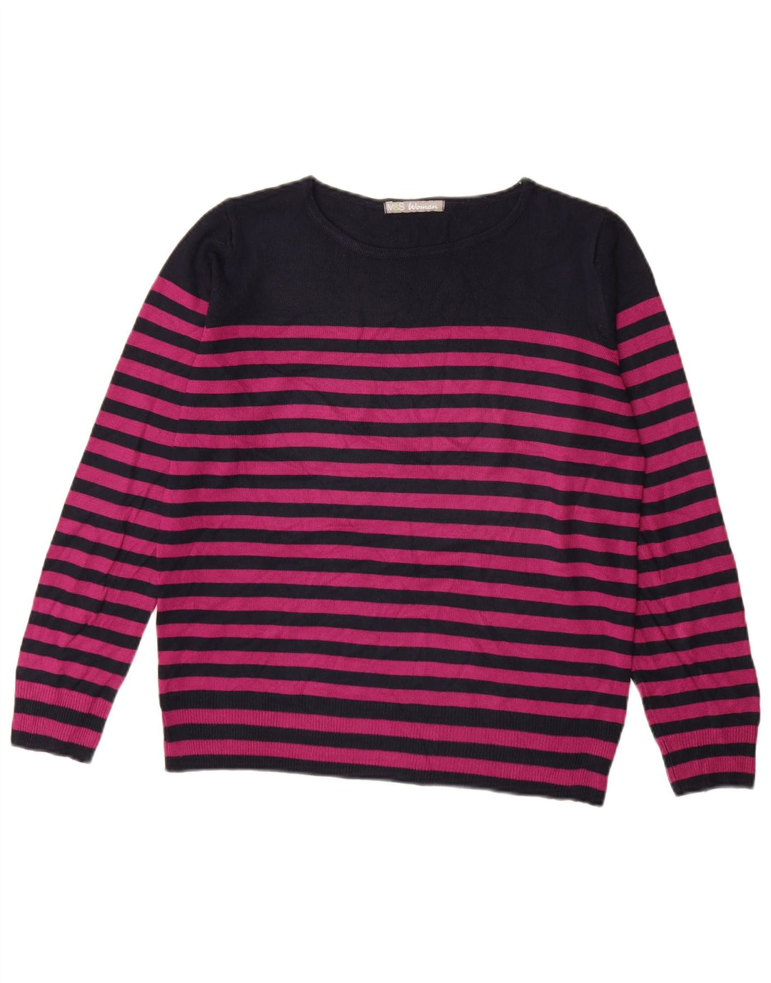 MARKS & SPENCER Dame Boat Neck Jumper Sweater UK 14 Medium Purple