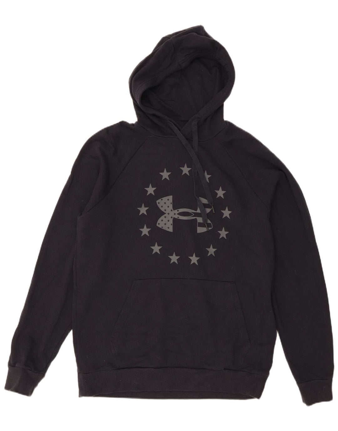 Under Armour Herre grafisk hættetrøje Jumper Medium Sort Bomuld