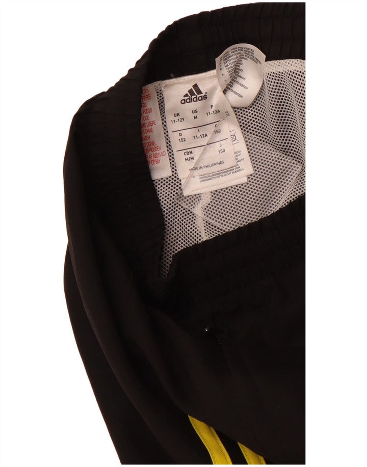 ADIDAS Træningsdragt til drenge Bukser Joggers 11-12 år Sort polyester