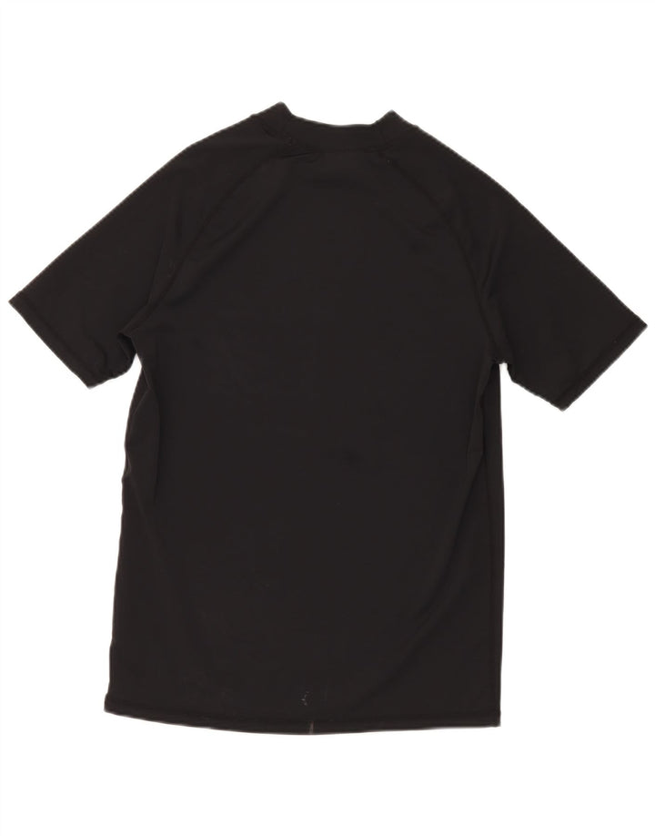MOUNTAIN WAREHOUSE Herre T-Shirt Top Medium Sort Polyamid