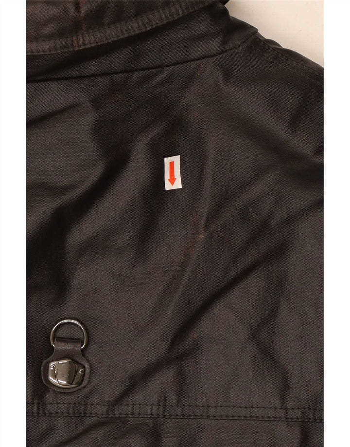 Piero Guidi Herre Utility Jacket UK 40 Large Black Cotton