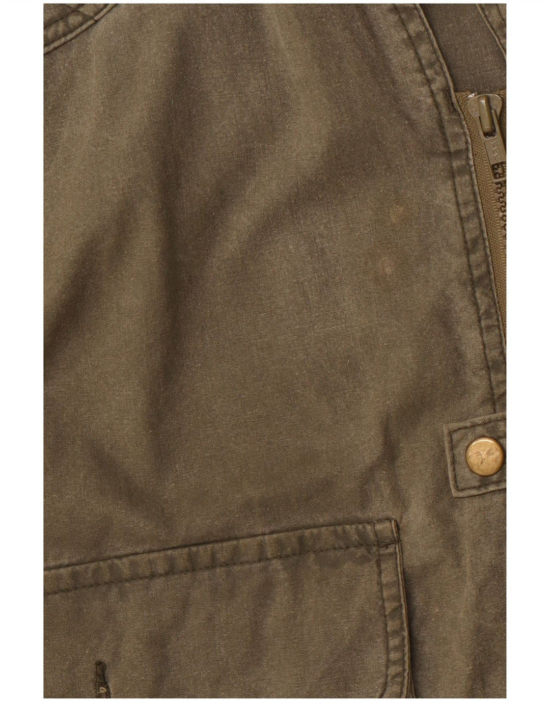 FRANKONIA JAGD Herre Utility Gilet UK 40 Large Khaki Cotton