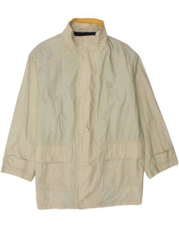 PAUL & SHARK Herre Yachting Windbreaker Jacket UK 46 3XL Off White