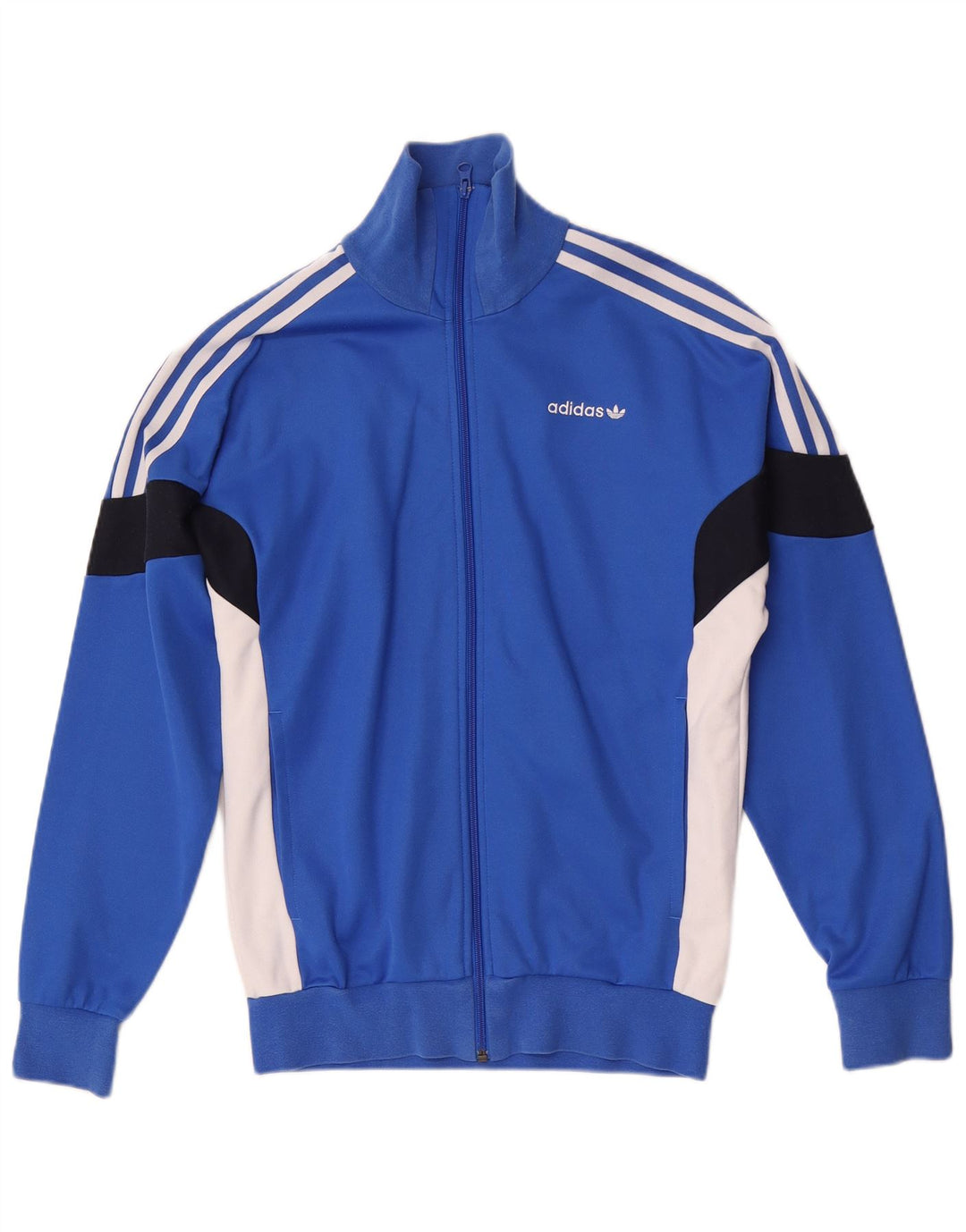 Adidas Træningsdragt til mænd Top jakke Small Blue Colourblock Bomuld