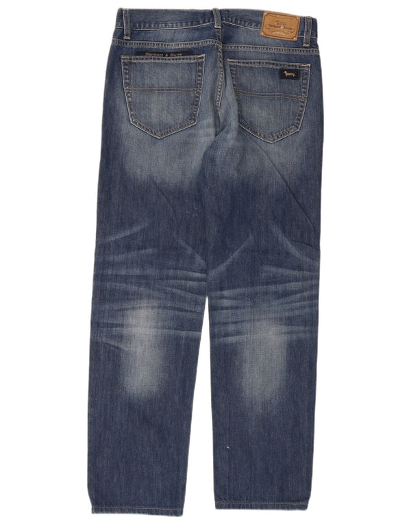 Harmont & Blaine Herre Regular Fit Straight Jeans IT 50 Large W34 L30 Blue