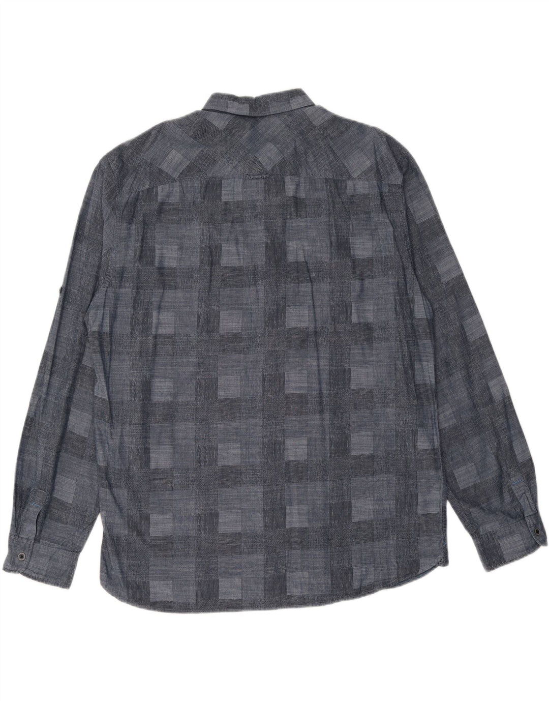 TOM TAILOR Herreskjorte 2XL Marineblå Geometrisk