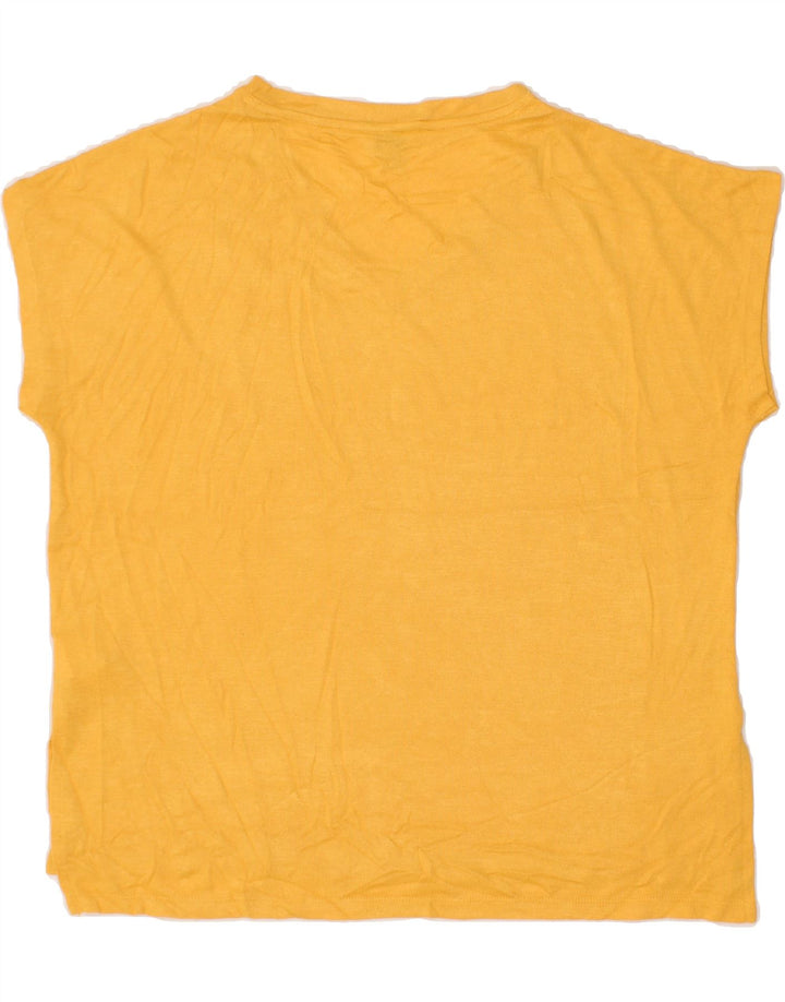 ORVIS Mens T-Shirt Top Large Yellow Polyester Vintage Orvis and Second-Hand Orvis from Messina Hembry 