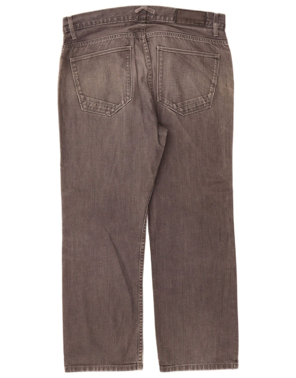 Marks & Spencer Herre Autograph Straight Jeans W36 L29 Grå Bomuld