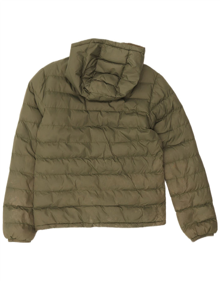 Mountain Warehouse Herre hættepolstret jakke UK 36 Small Khaki Polyester