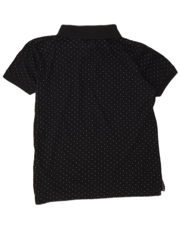French Connection Herre poloshirt Lille sort plettet bomuld