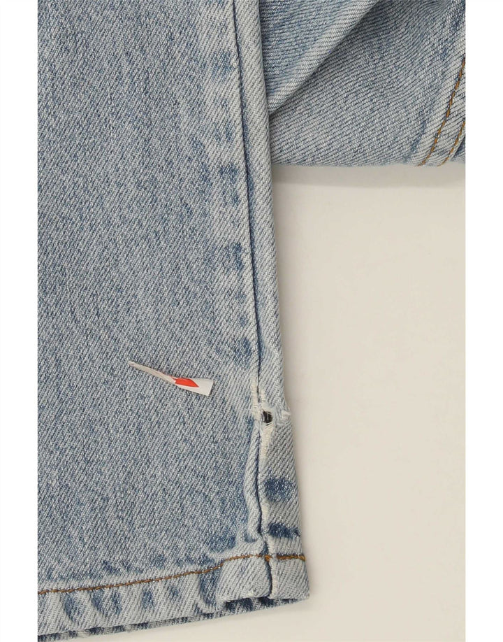 Wrangler Texas Straight Jeans til kvinder W34 L32 blå bomuld