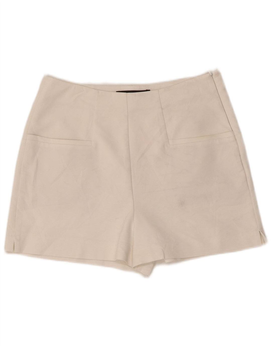 Zara Casual Shorts til kvinder Medium W28 Hvid