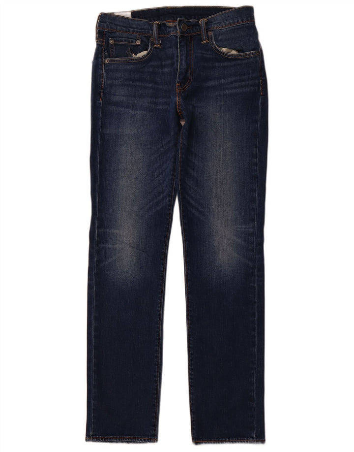 LEVI'S Dame 511 Slim Jeans W30 L32 Blå Bomuld