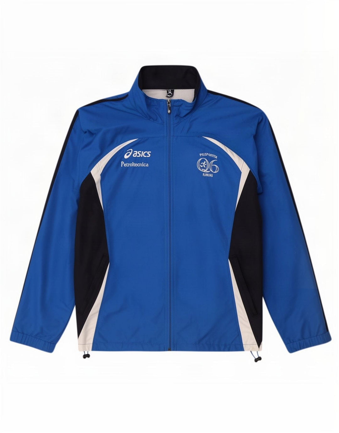 Asics Herre grafisk træningsdragt Topjakke XL Blå Colourblock Polyester