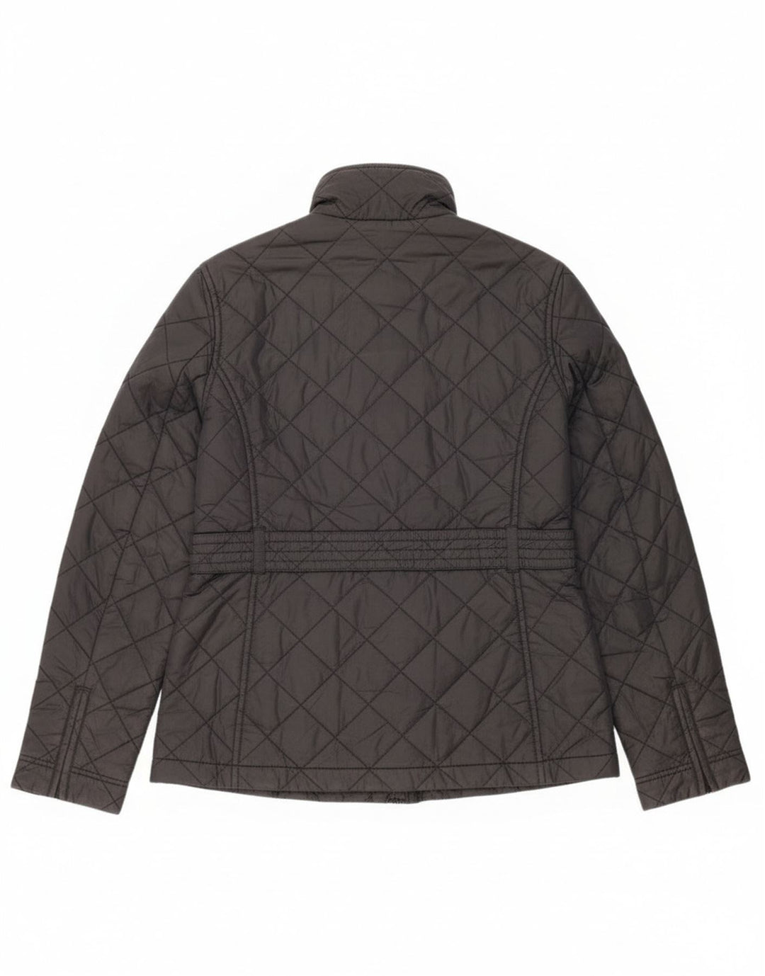Jack Wills Dame Quiltet Jakke UK 14 Stor Sort Nylon