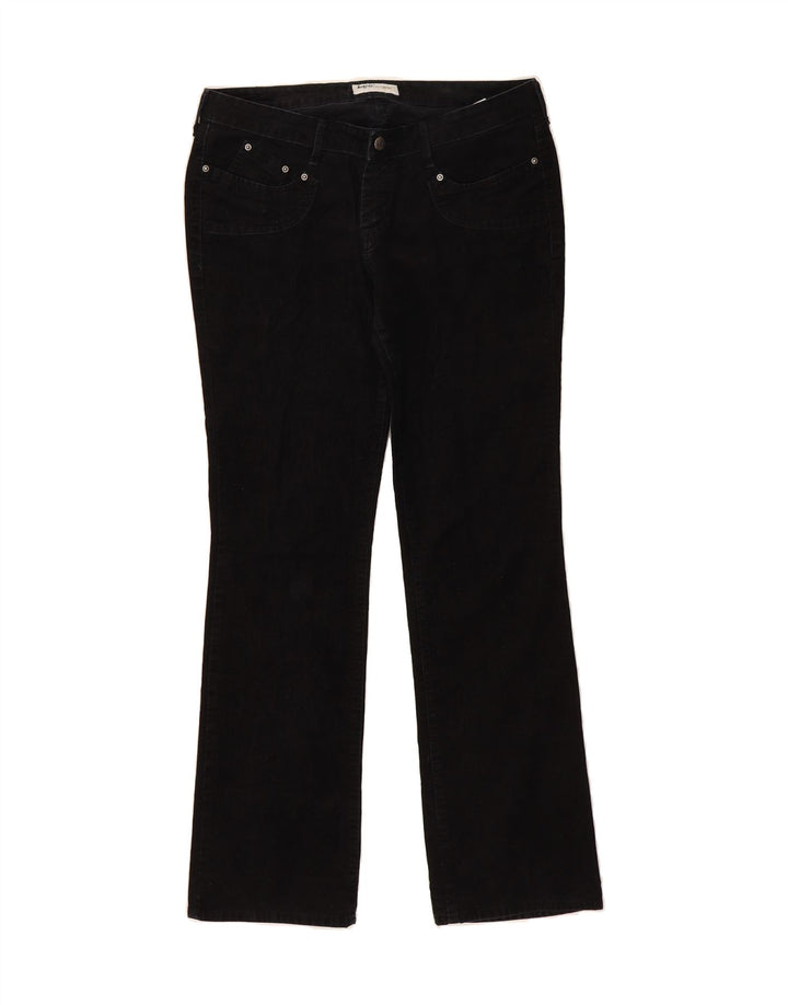LEE Womens Coral Patch Bootcut Corduroy Trousers W33 L33 Black Cotton Vintage Lee and Second-Hand Lee from Messina Hembry 