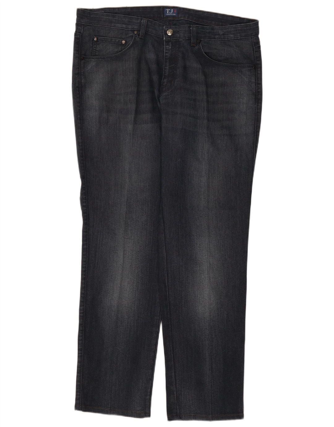 Trussardi Straight Jeans til mænd W40 L31 Marineblå bomuld