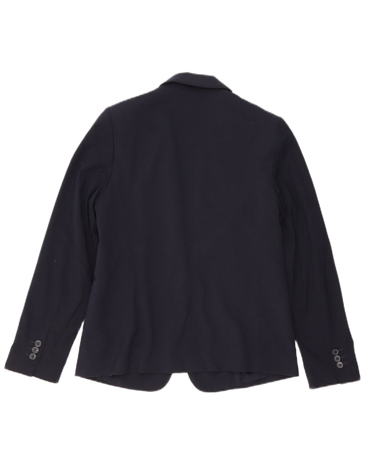 Marks & Spencer Dame 1 Knap Blazer Jacket UK 10 Small Navy Blue